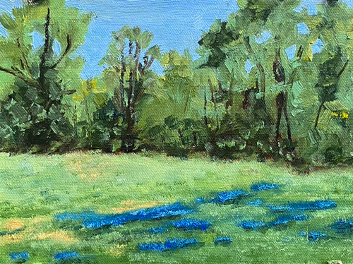 Blue at Cedar Hill

6" x 8" - Oil on Cotton
Sold